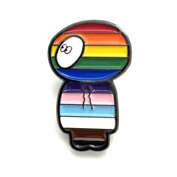 Regnbuekid pin